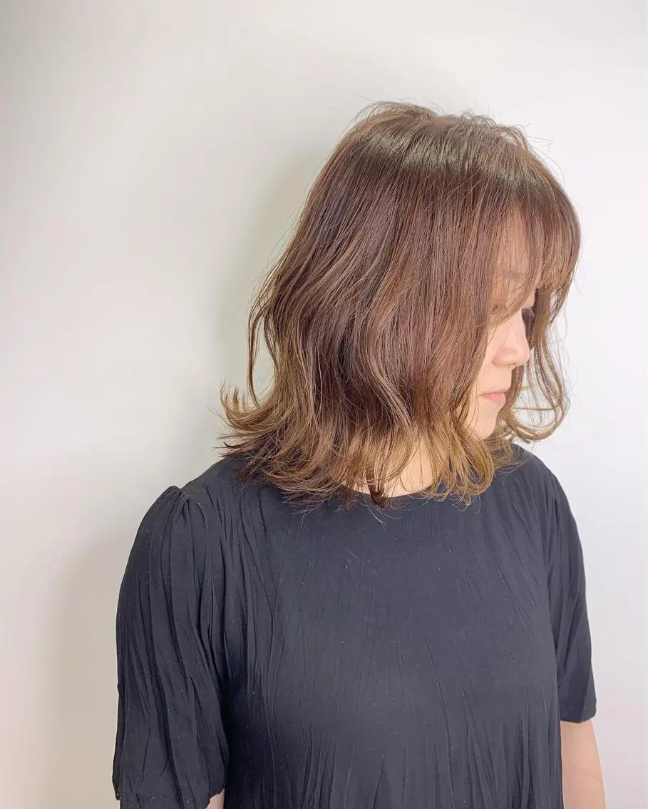 ミディアム カラー ベージュカラー 【美髪を叶える】中谷 彰宏(アキ)のヘアスタイル