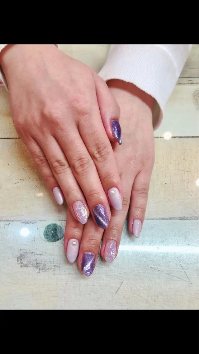 ネイル マグネットネイル 🧸 Emiri🫧のマツエク・マツパデザイン