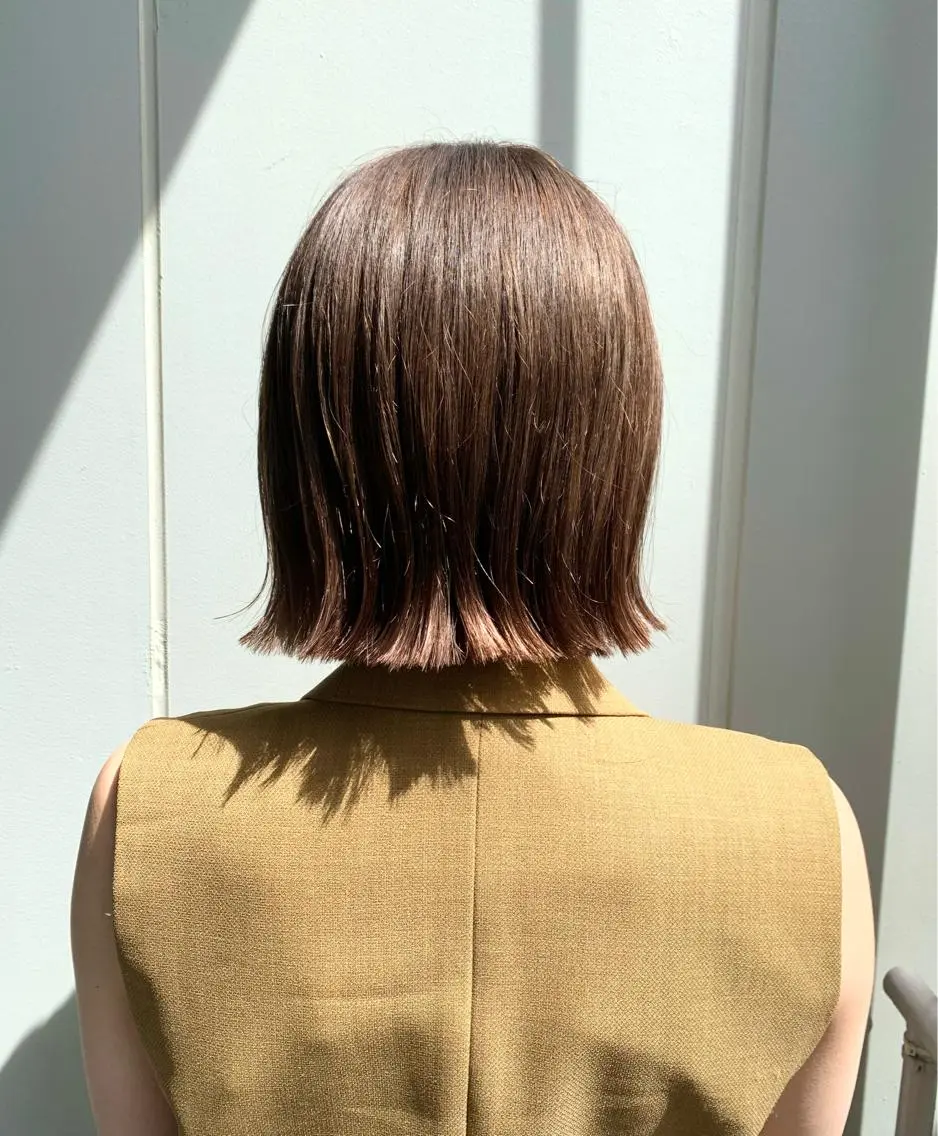 ショート カラー 髪質改善 トリートメント カット ヘアカラー トリートメント 明治神宮前 NANAMIのヘアスタイル