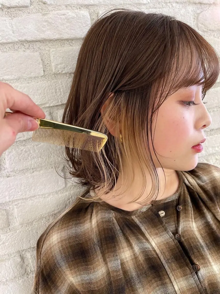 ロング カラー ヘアカラー トリートメント 🍀小川大輔🍀 ボブ/ブリーチ🥇のヘアスタイル