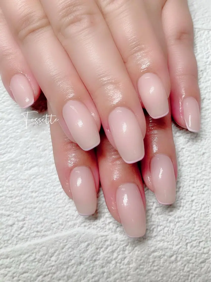 ネイル フレンチネイル オフィスネイル ハンドネイル nailsalon Fossetteのネイルデザイン