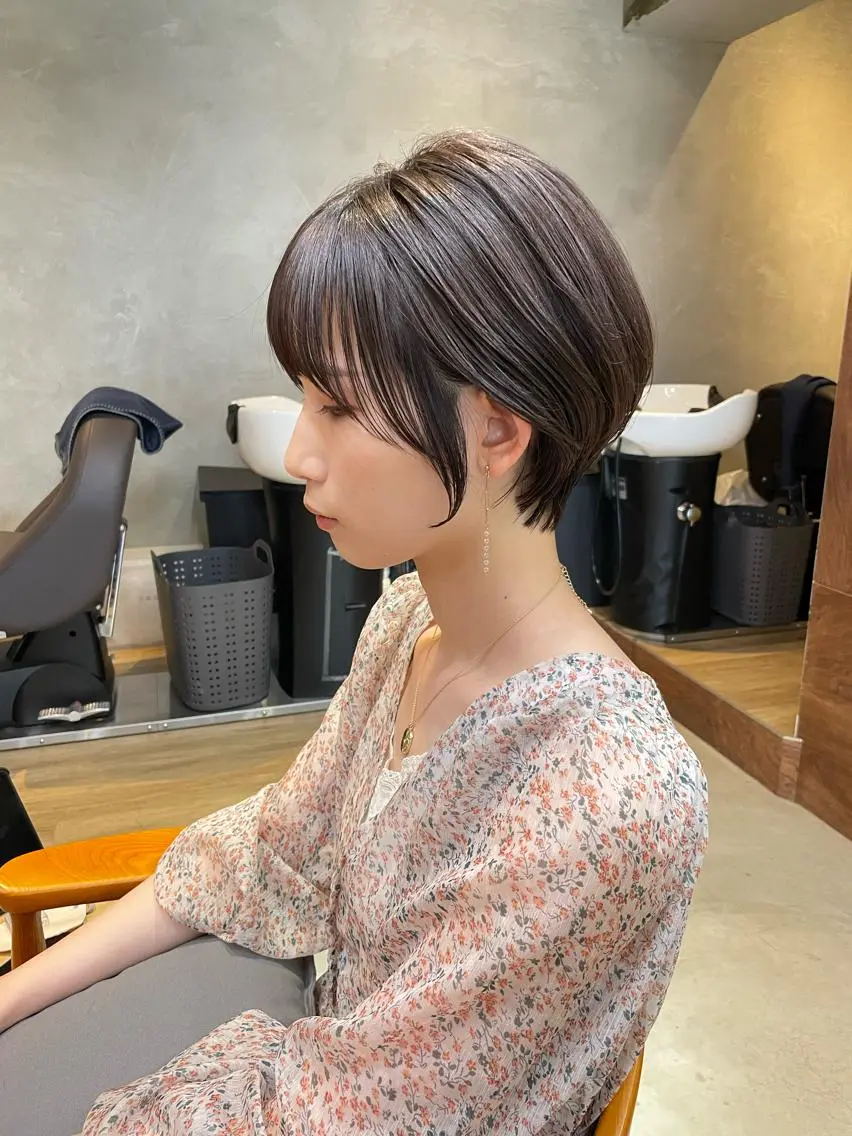 ショート カラー カット ヘアカラー トリートメント 【ショートカット 美髪矯正】今井隆太のヘアスタイル