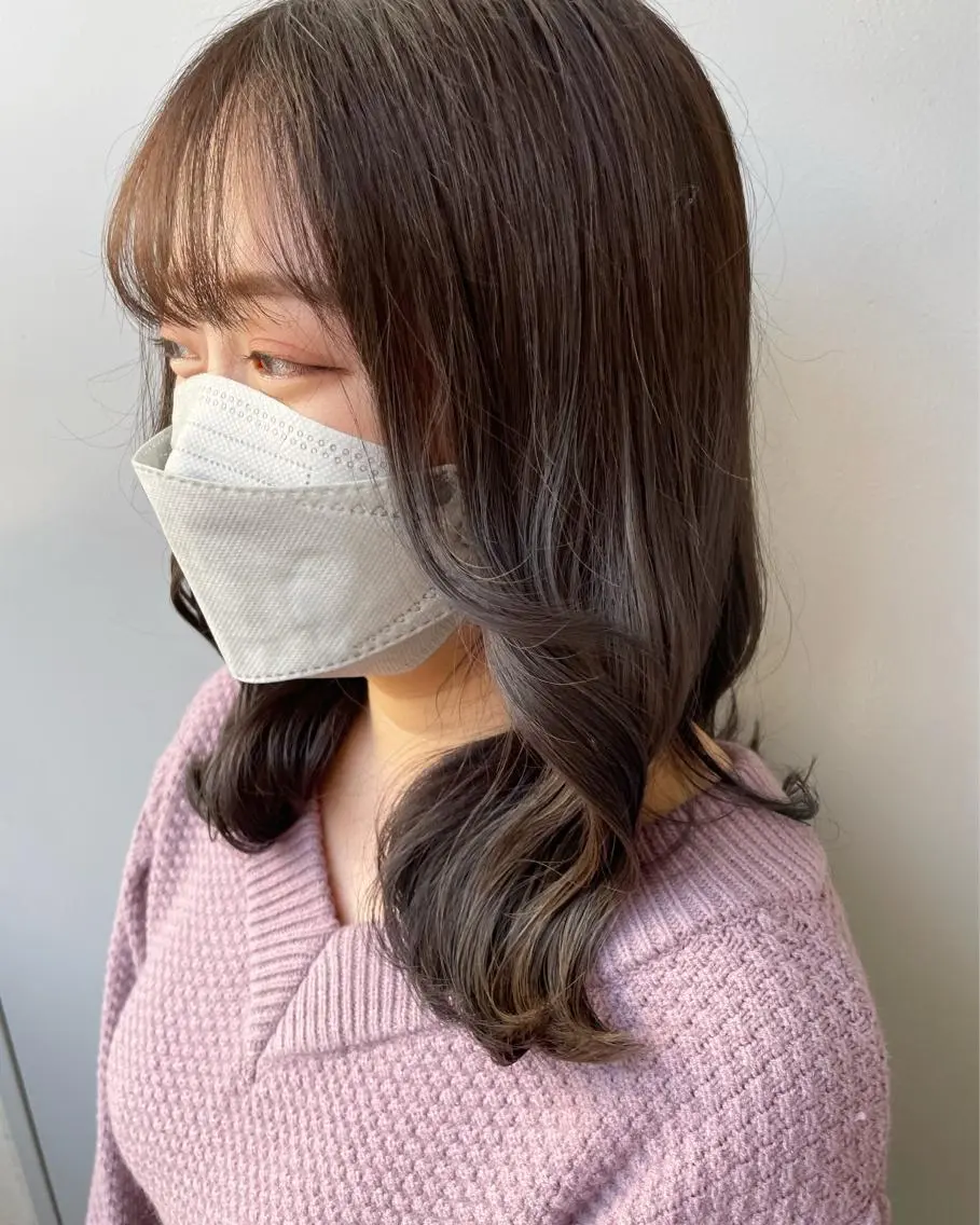 ロング カラー カット ヘアカラー トリートメント ヘアセット 赤み消しカラー 🍀JUNKIのヘアスタイル