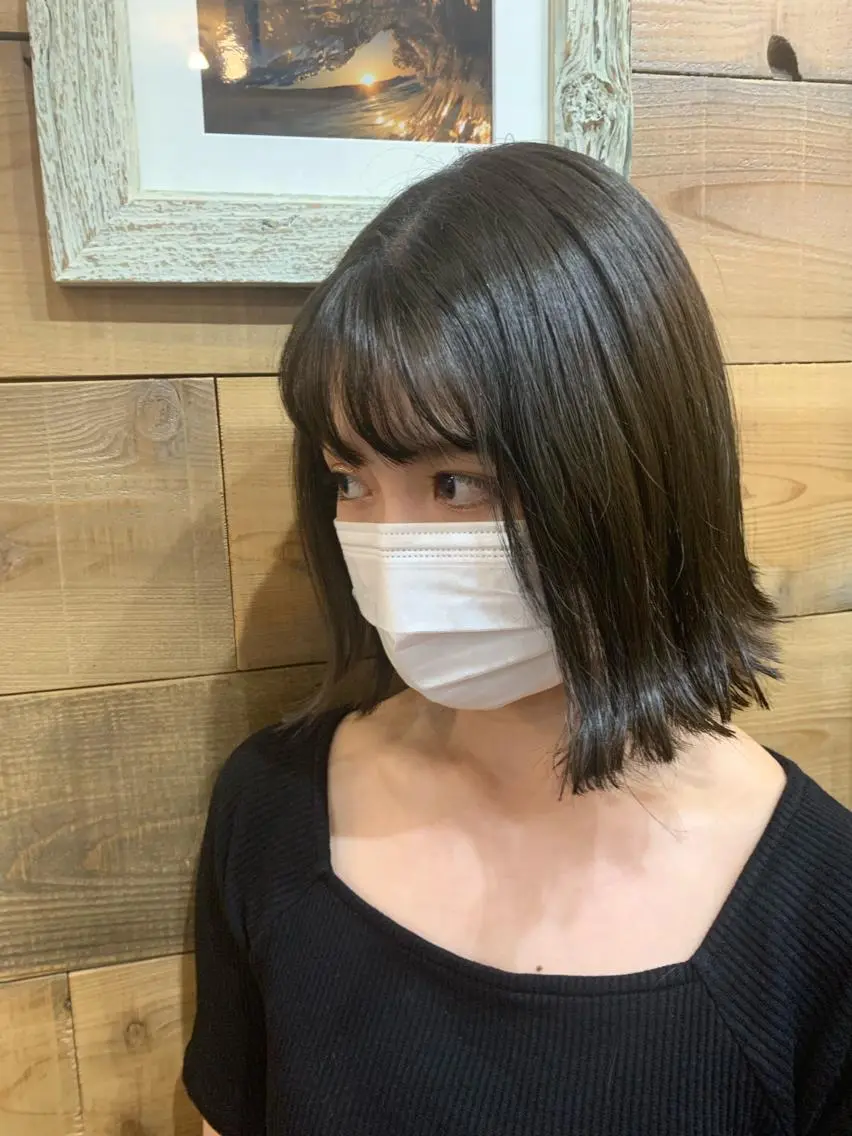 ショート カラー アッシュ 透明感カラー ヘアカラー SHIAN 八王子👼鬼塚さやかのヘアスタイル
