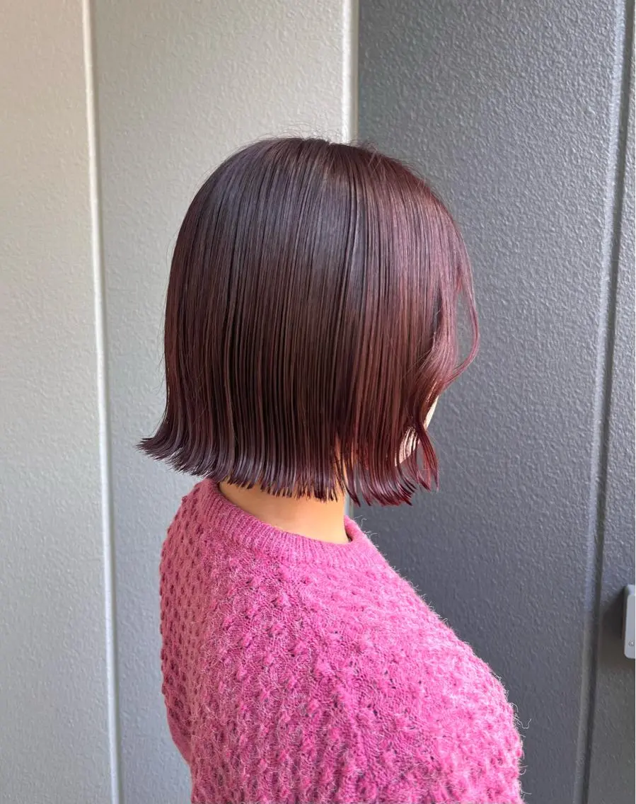 ショート カラー ボブ 神原 茉依🩰🪩のヘアスタイル