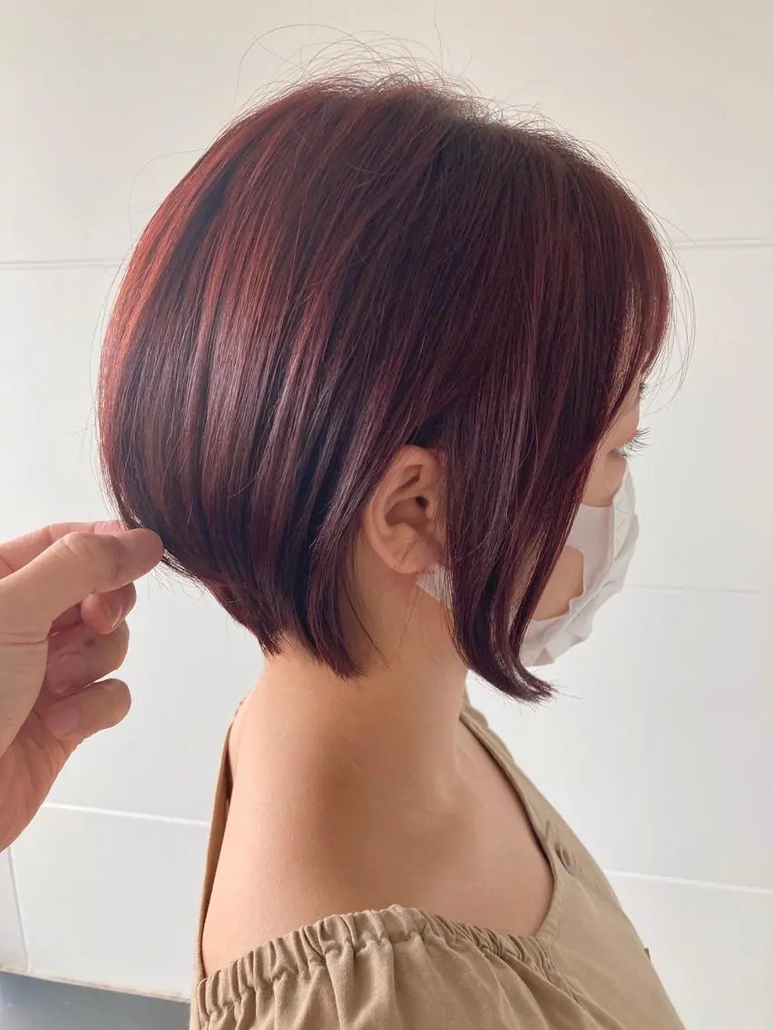 ショート ショートボブ ボブ ショートヘア タカツド ユウキのヘアスタイル