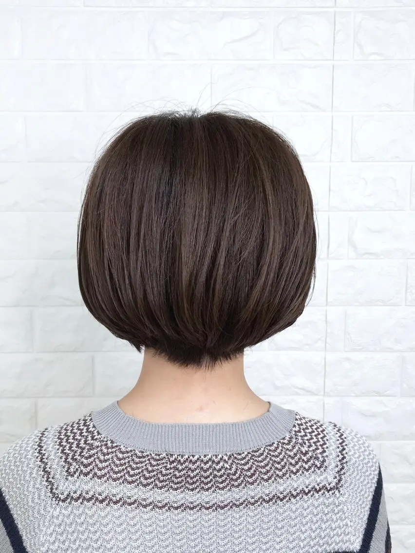ショート カラー 髪質改善縮毛矯正 美容師✂️山崎竜二のヘアスタイル