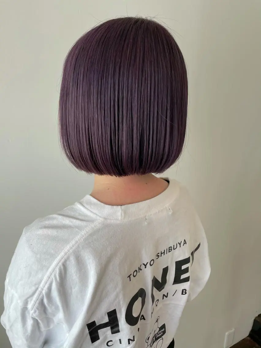 ショート カラー カット ヘアカラー トリートメント 安藤 佑衣のヘアスタイル