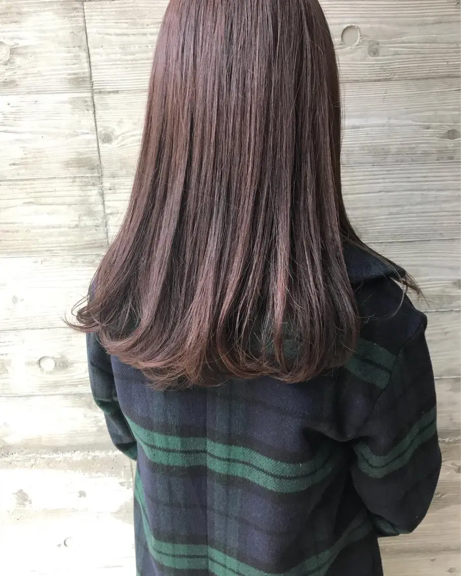 カラー アッシュ ラベンダーカラー ラベンダーアッシュ クニモトハルナ ボブ/柔らかカラーのヘアスタイル