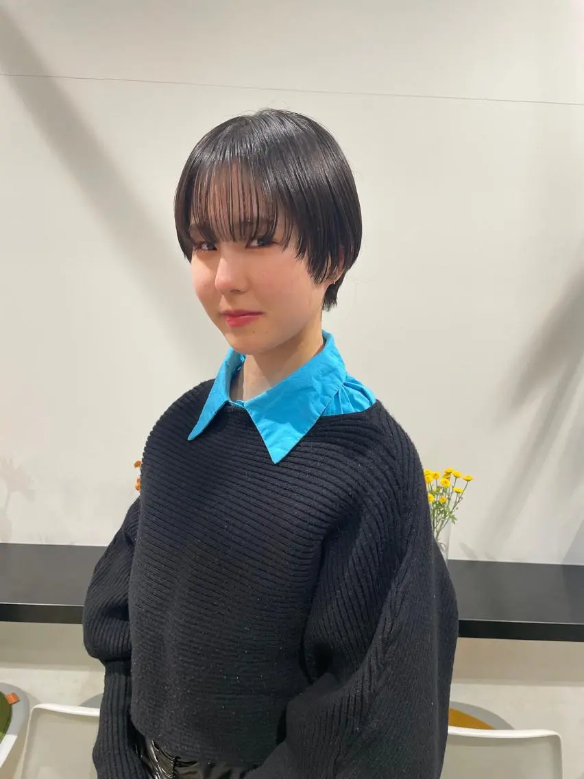 ショート ショートヘア カット 縮毛矯正 ウルフ/似合わせ レイヤー/RIHOのヘアスタイル