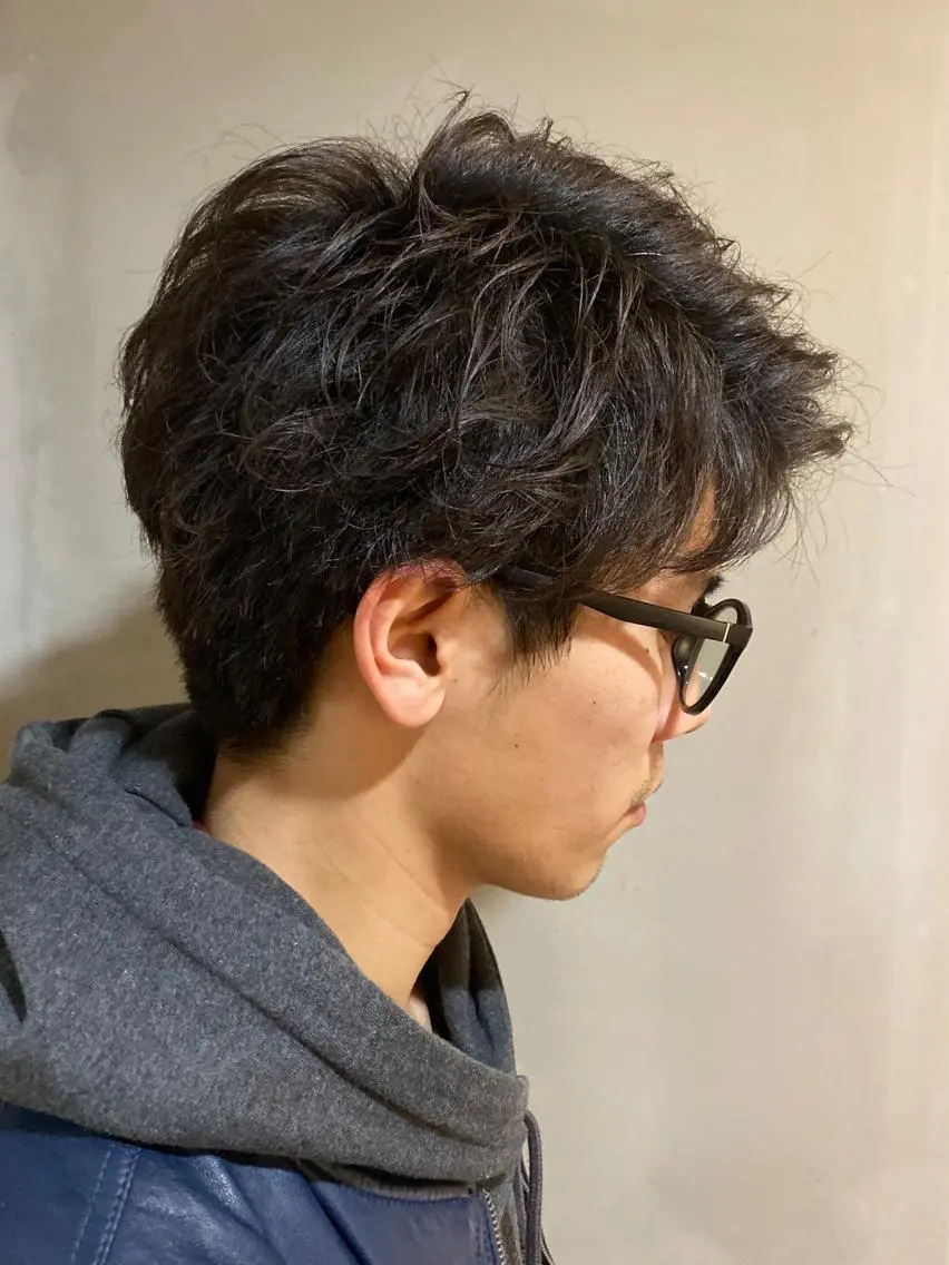 ショート メンズ 寳泉 章弘のヘアスタイル