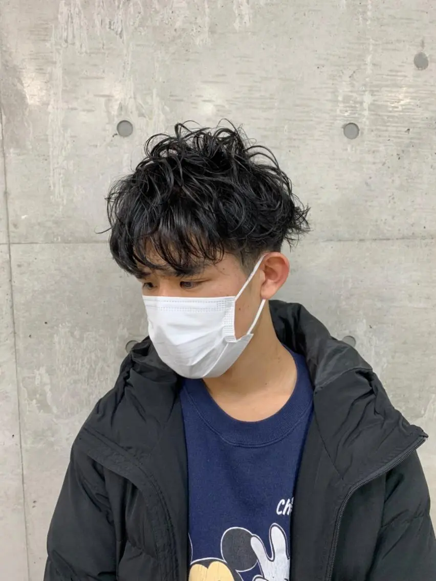 ショート パーマ メンズ クセを最大限に活かす メンズパーマ奈良大祐のヘアスタイル