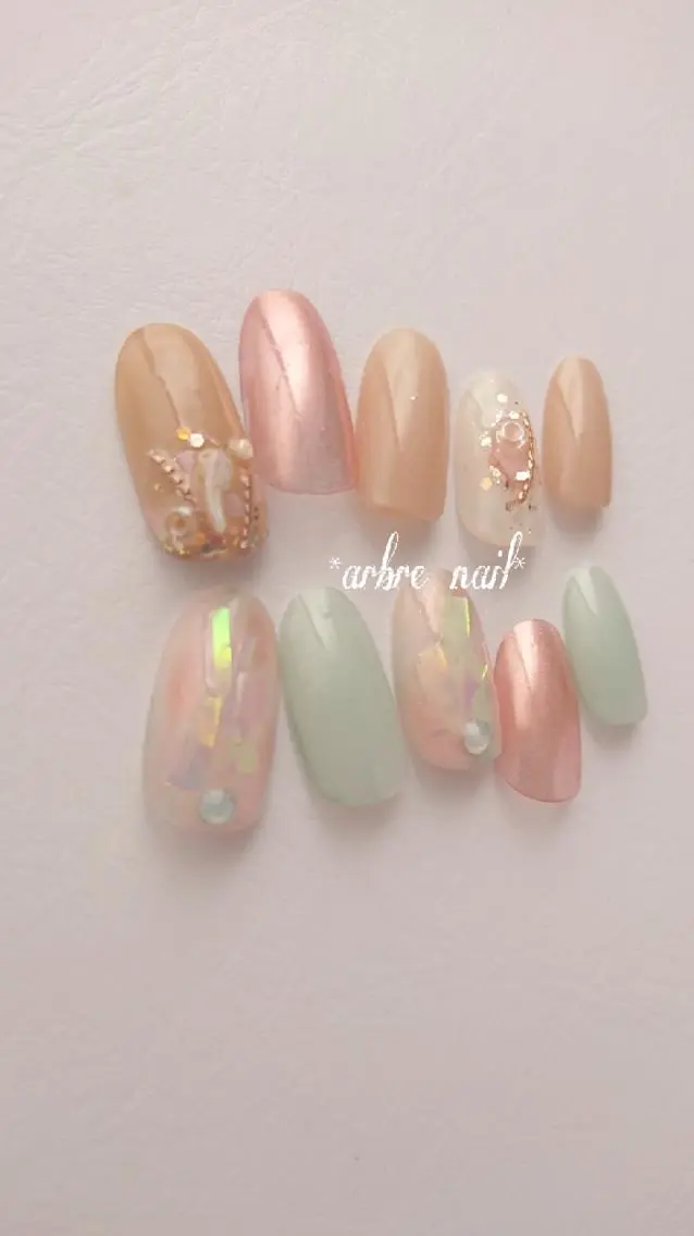 ネイル ✯.。 arbre nail 。✯.のネイルデザイン