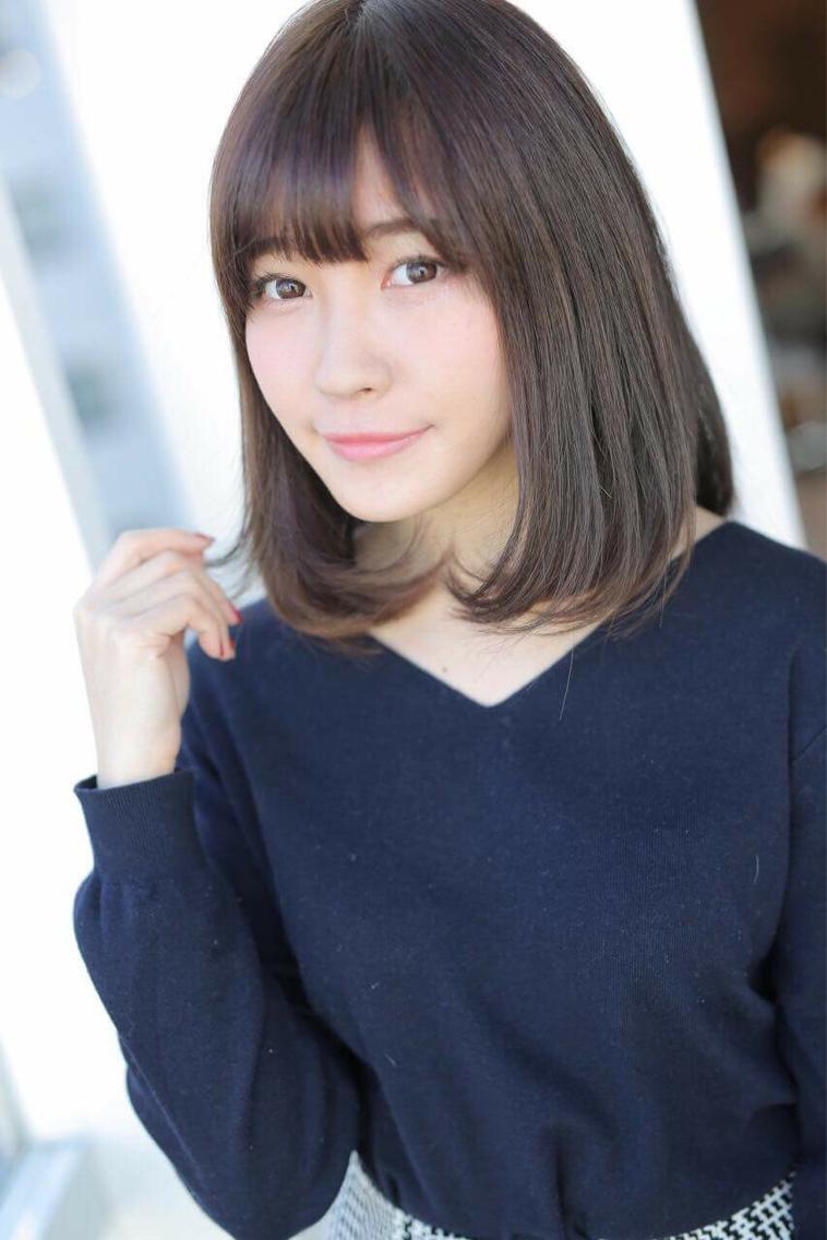 ミディアム 小川 海のヘアスタイル