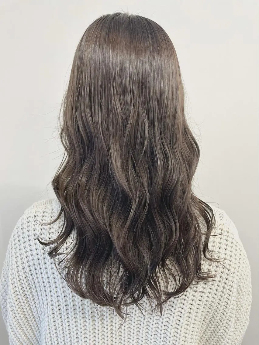 ロング カラー ブリーチなし透明感 🍀梅田・増田のヘアスタイル