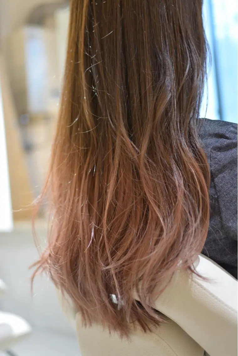 ロング カット ヘアカラー トリートメント 木村 創造🌟 デザインカラーお任せのヘアスタイル