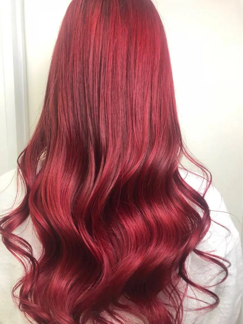 ロング カラー ヘアカラー トリートメント Rover ローバーのヘアスタイル