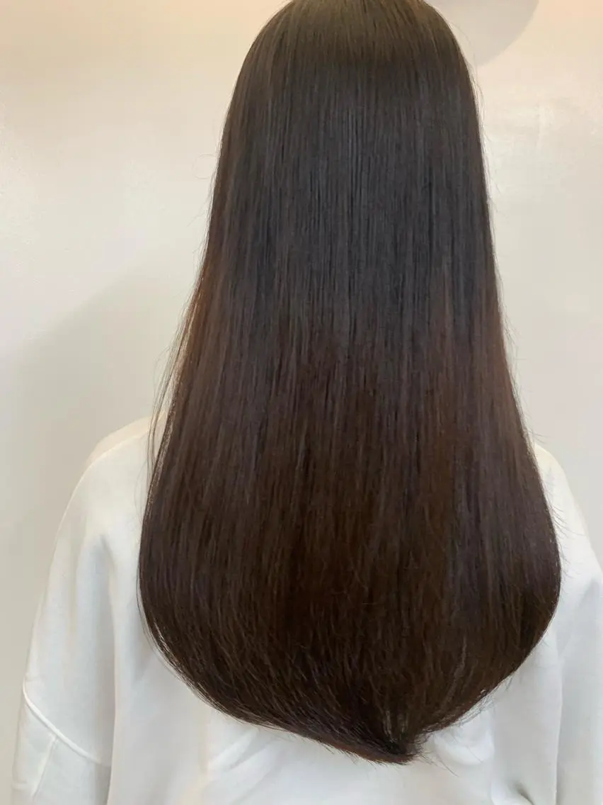 セミロング カラー セミロングパーマ ブリーチ トリートメント トップ スタイリストのヘアスタイル