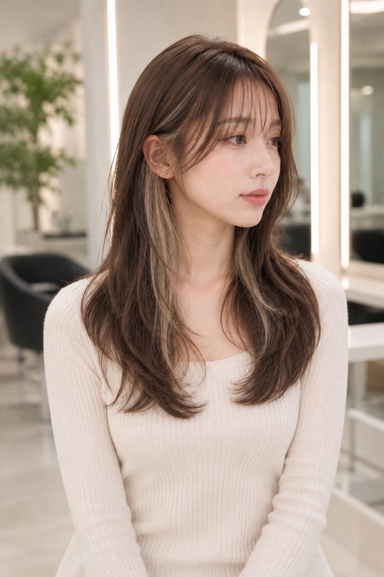 ミディアム jill by gisel 博多のヘアスタイル