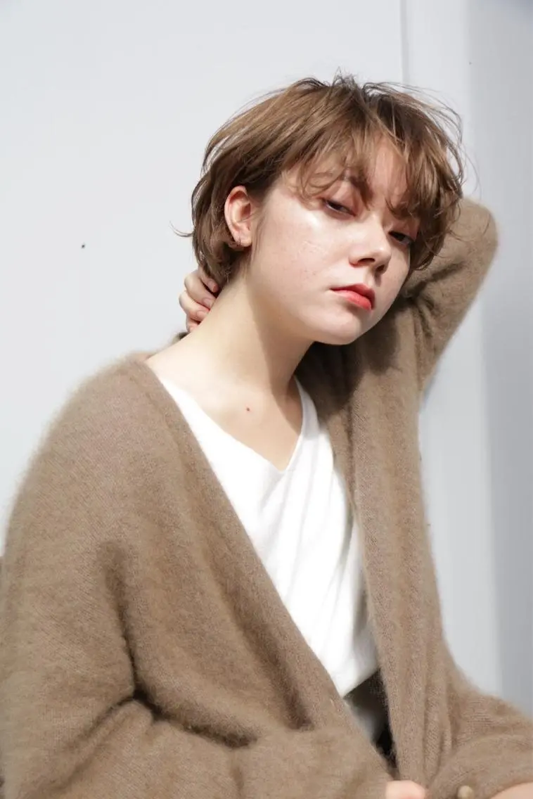 ショート ショートヘア カット ヘアカラー トリートメント 一ノ瀬 暁のヘアスタイル