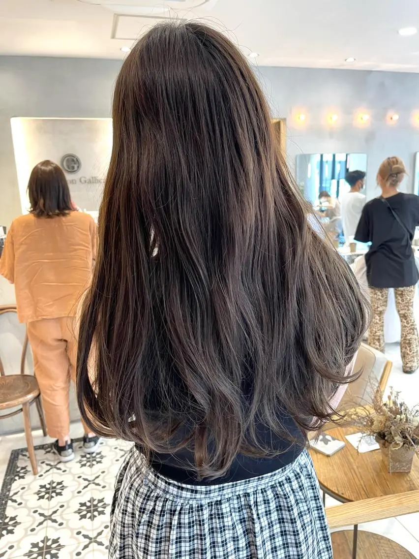 カラー ヘアカラー トリートメント ヘッドスパ ヘアセット 透明感/レイヤー スタイル🤎mamiのヘアスタイル
