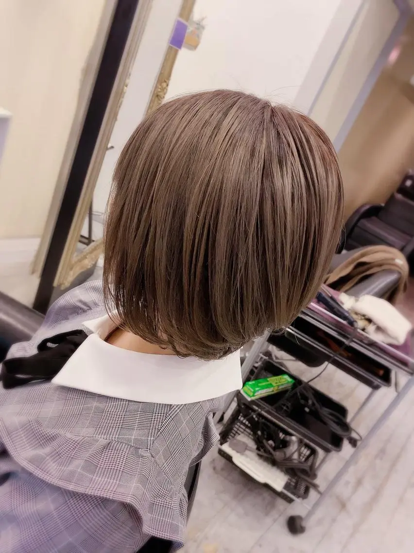 ミディアム カラー カット トリートメント 💎JADE GRACE💎のヘアスタイル