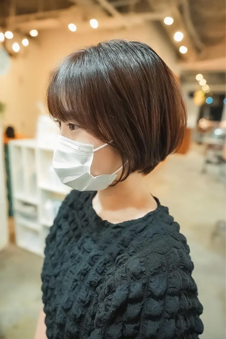 ショート カラー ボブ ショートヘア レイヤー／似合わせ TAKUYAのヘアスタイル