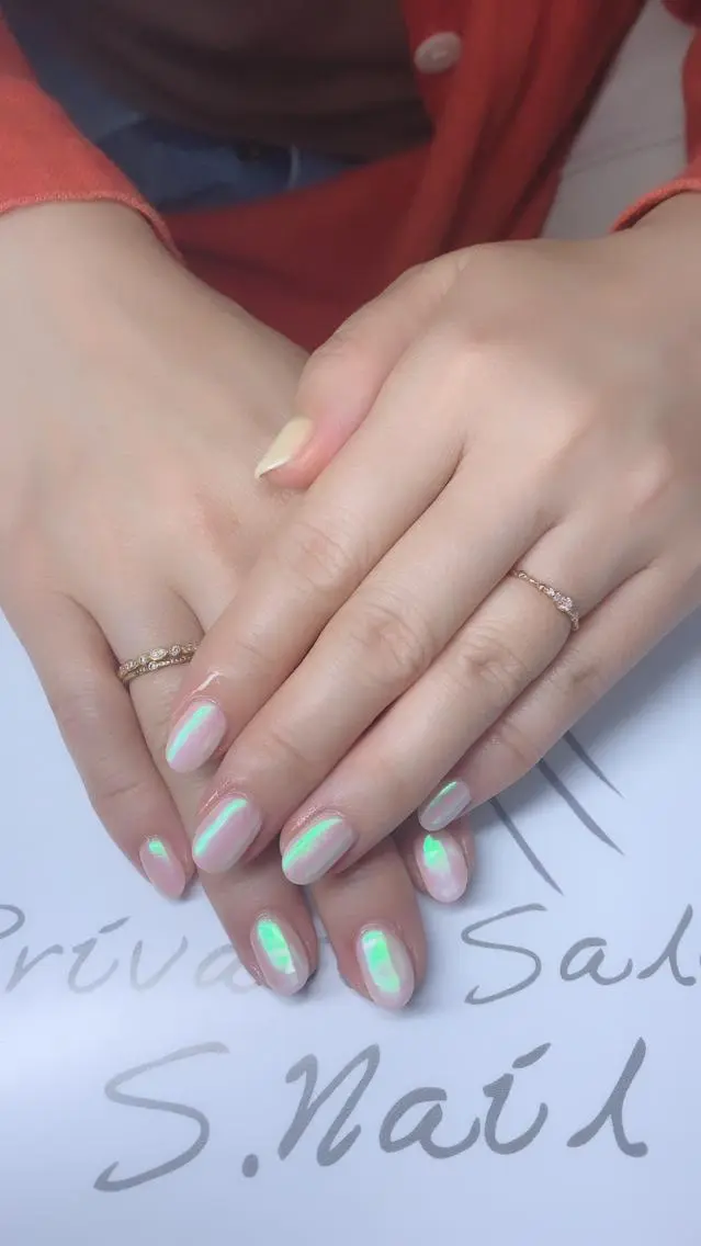 ネイル 大分S.Nail ⟡.*💠🫧のネイルデザイン