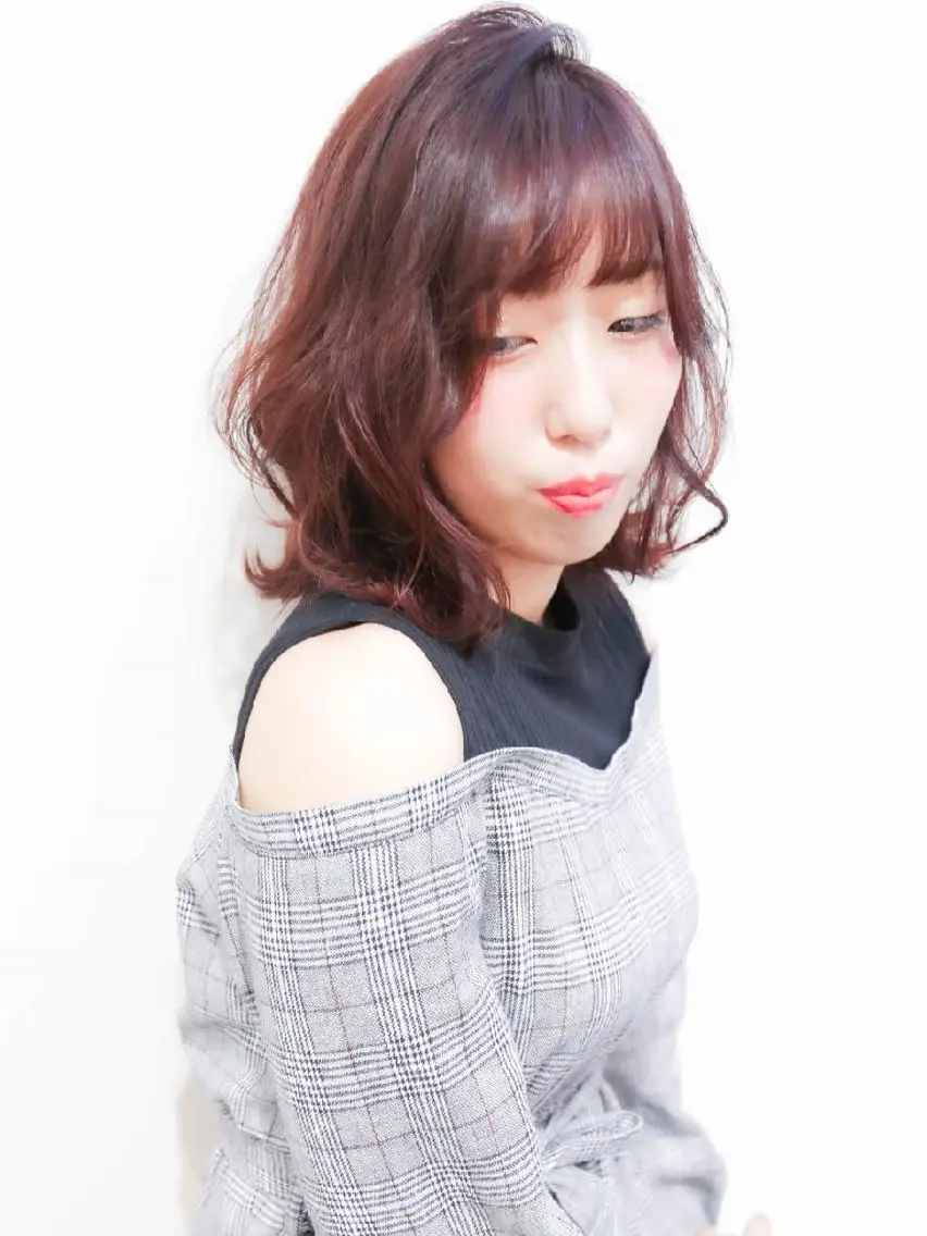 カラー ヘアカラー トリートメント ブリーチ/ヘアケア/ 艶髪/イギチハルのヘアスタイル
