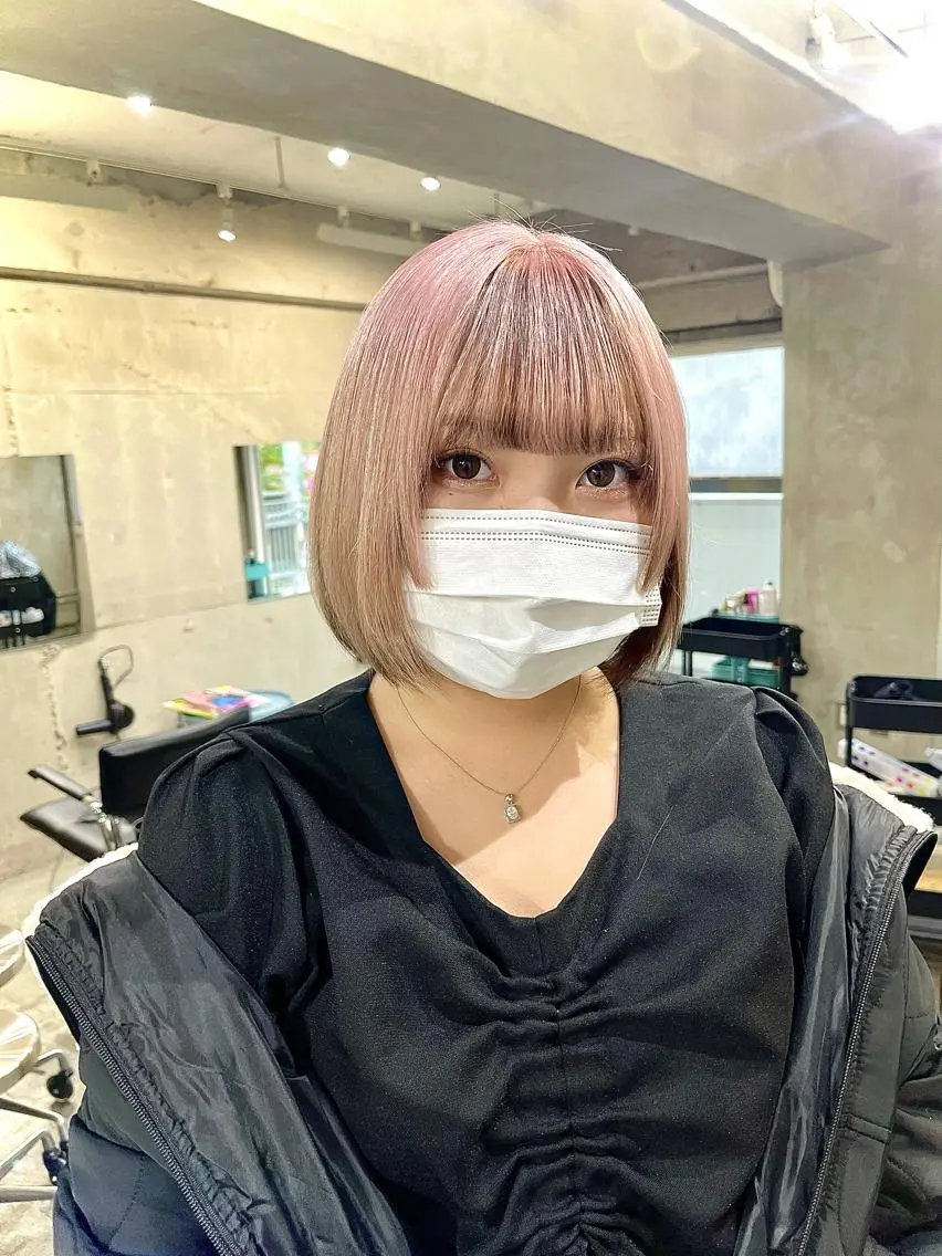 ショート カラー ハッシュカット/ハイ トーン/HIROKIのヘアスタイル