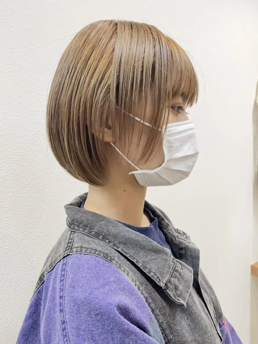 ショート ンジハ えみのヘアスタイル