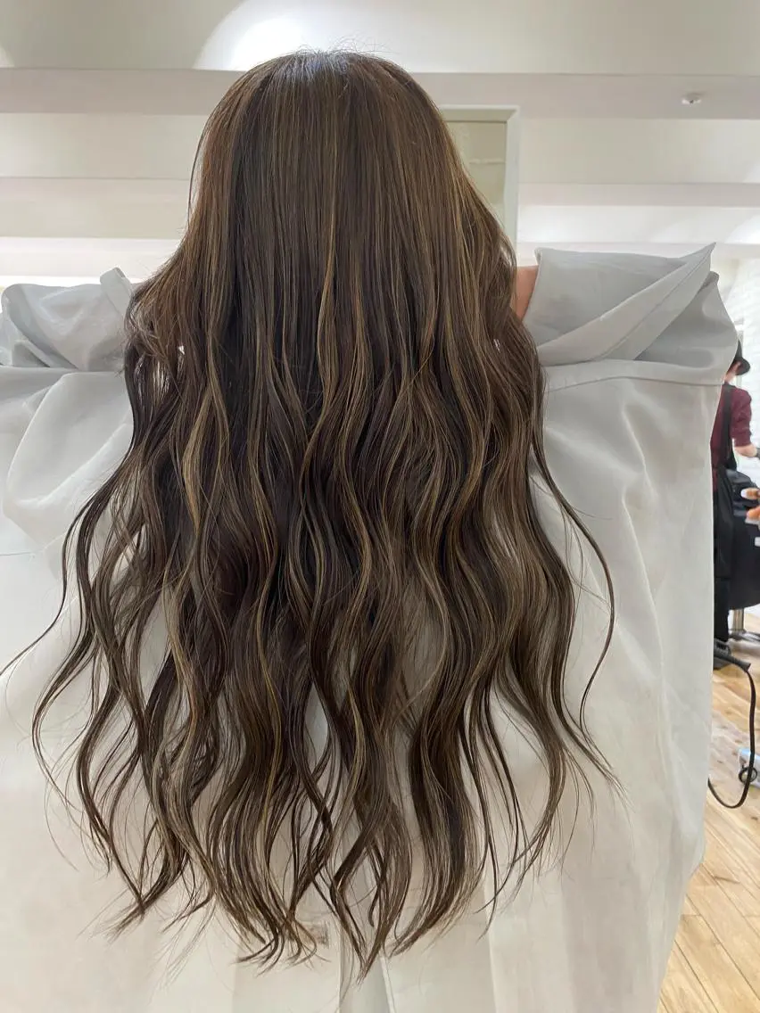 ロング カラー ヘアアレンジ 久米 治仁のヘアスタイル