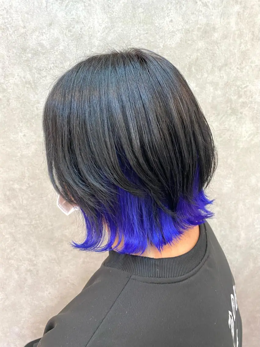 ミディアム カラー カット ヘアカラー トリートメント 【enil代表】 杉林和哉のヘアスタイル