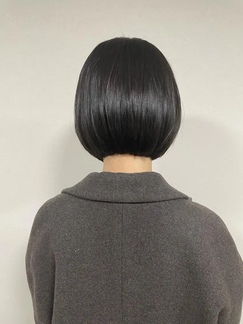 ショート ボブ 艶髪カラー& トリートメント　松村のヘアスタイル