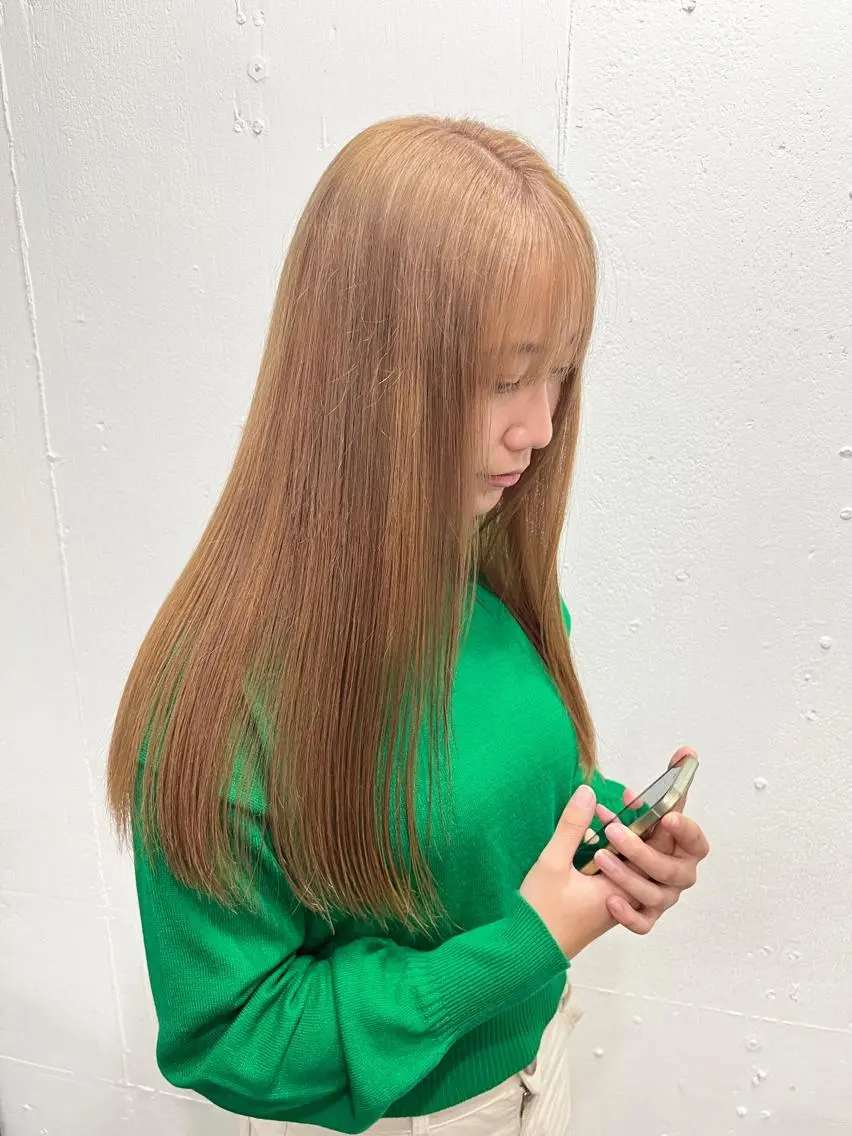 ロング カラー パーマ ヘアアレンジ 名古屋駅/トップス タイリスト/大黒拓哉のヘアスタイル