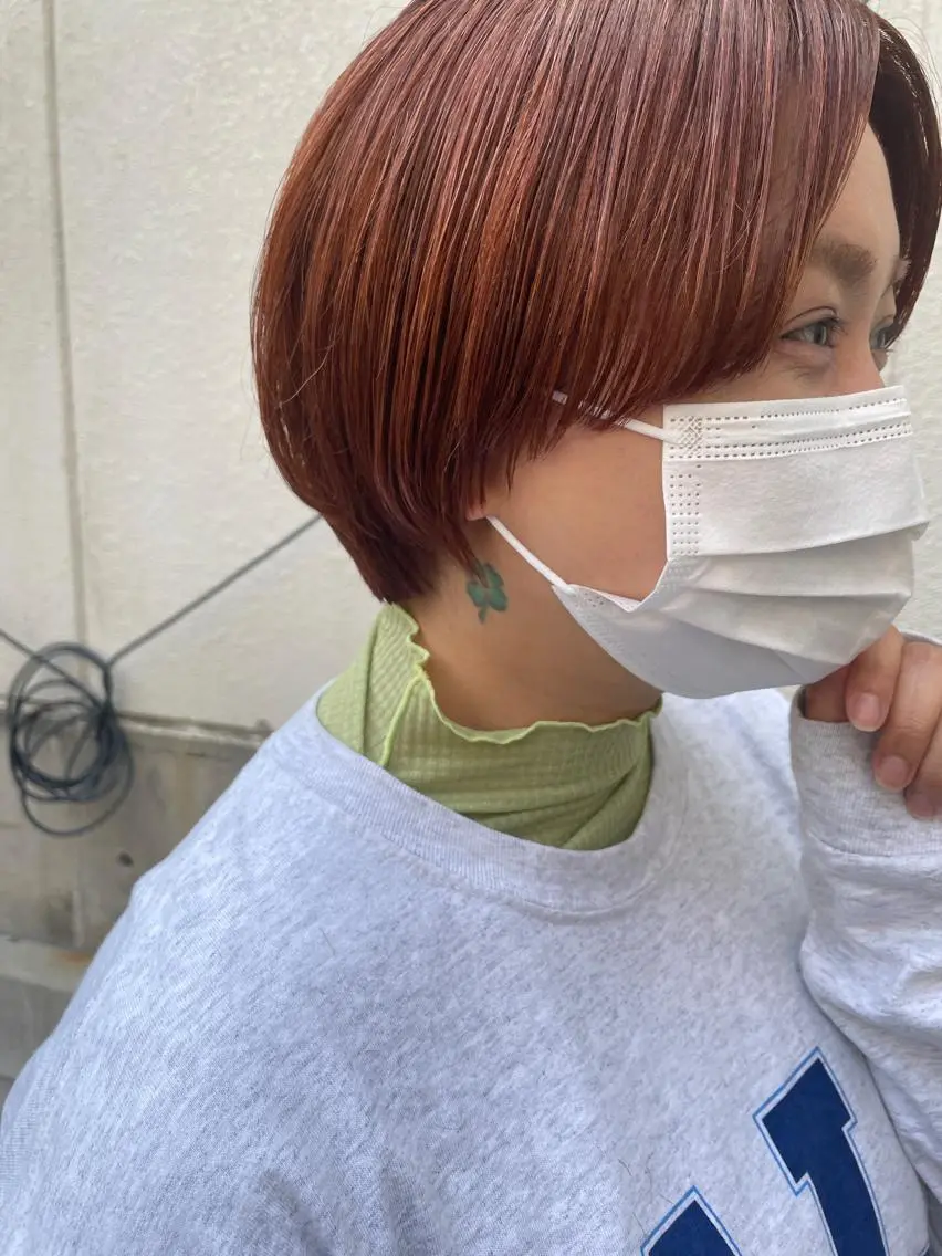ショート カット ヘアカラー トリートメント ayane⭐️ボブ・ ショート・パーマのヘアスタイル