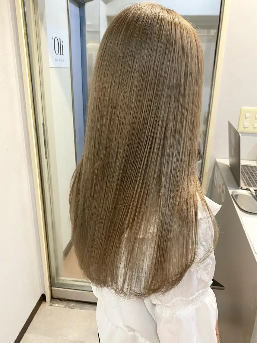 ロング ヘアカラー トリートメント KYOKO 【Bear】のヘアスタイル