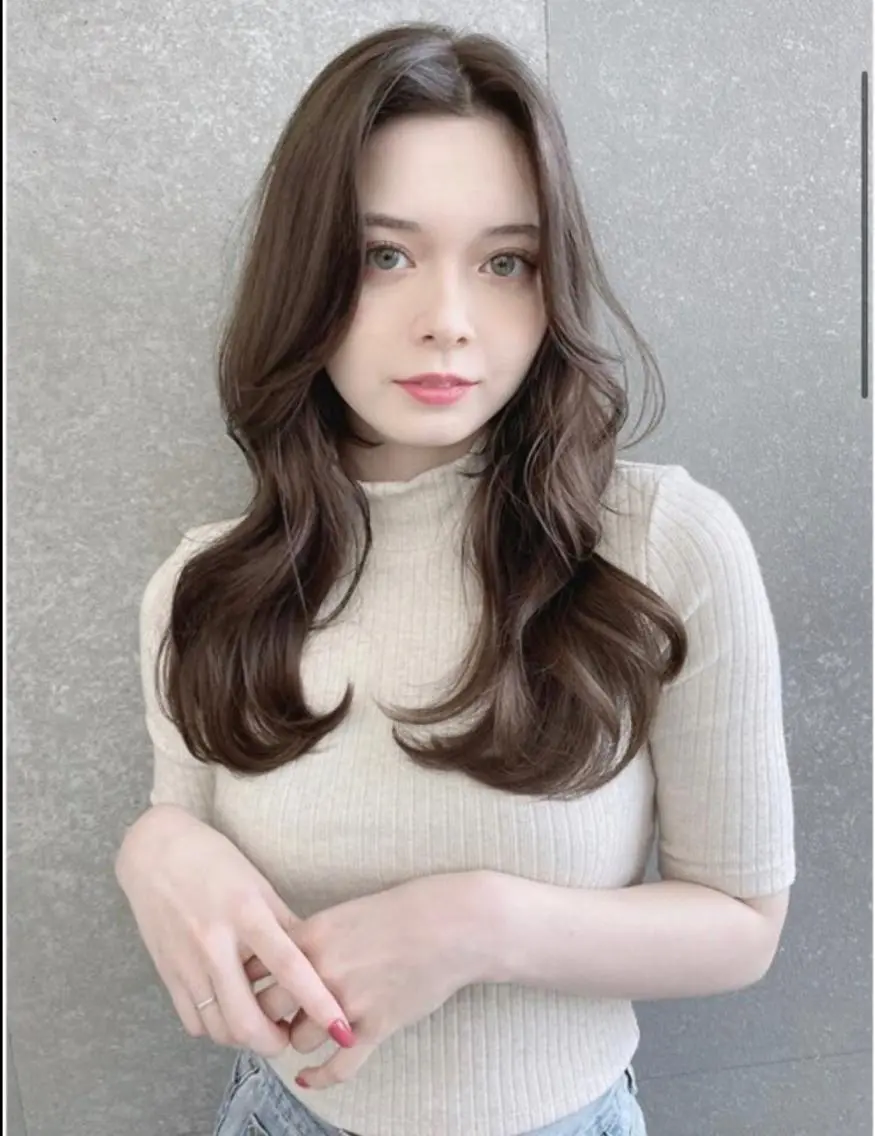 ロング ヘアカラー トリートメント 🩵縮毛矯正・ボブ 岩原朋也🩵のヘアスタイル