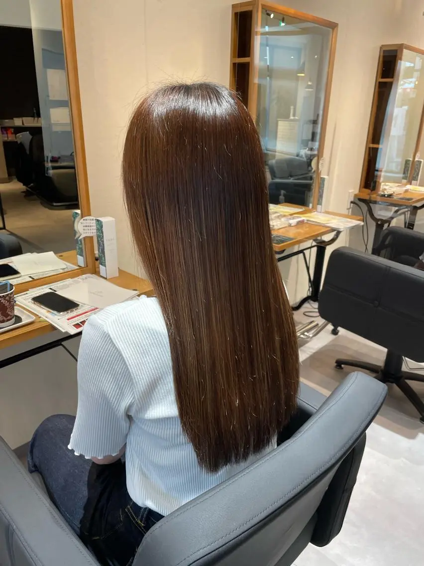 ロング 藤田一輝 【美髪職人】のヘアスタイル