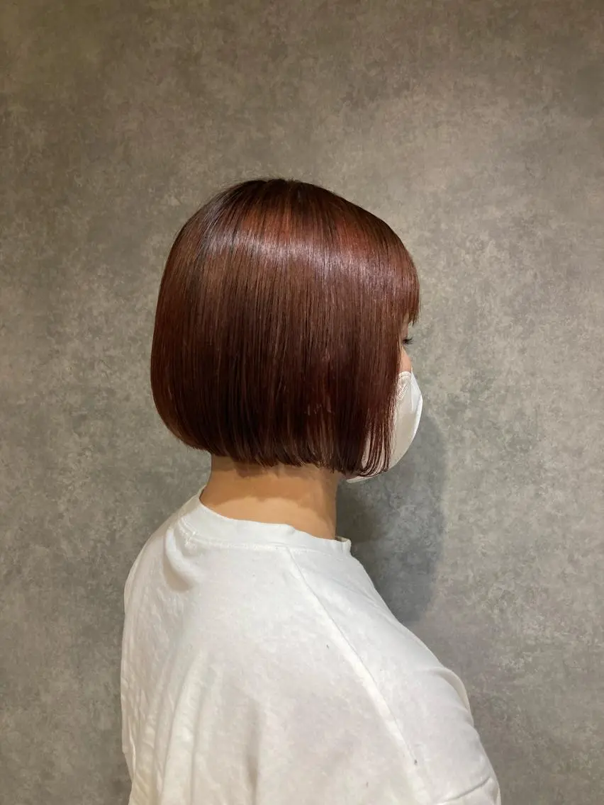 ショート 切りっぱなしボブ ボブ Romy まるのヘアスタイル
