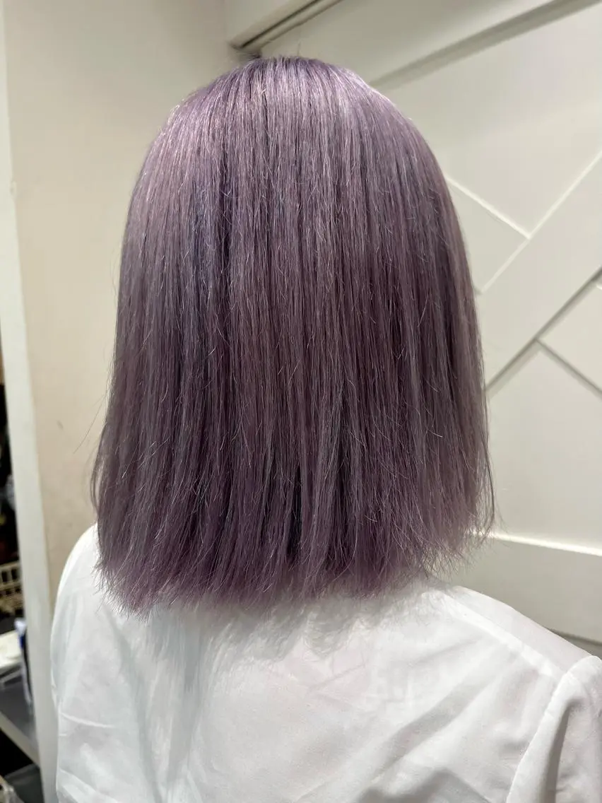 ミディアム 🫧ハイトーン個性髪 🫧マヤのヘアスタイル