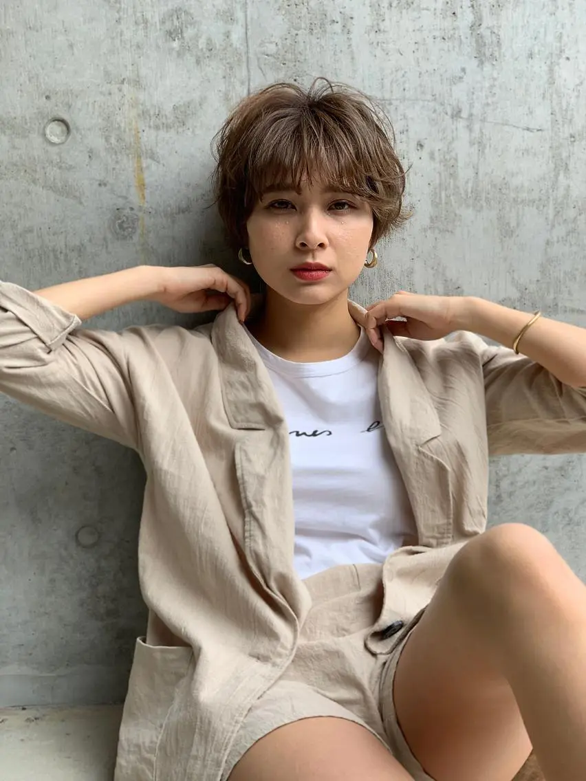 カラー カット ヘアカラー トリートメント regalo MAKOのヘアスタイル