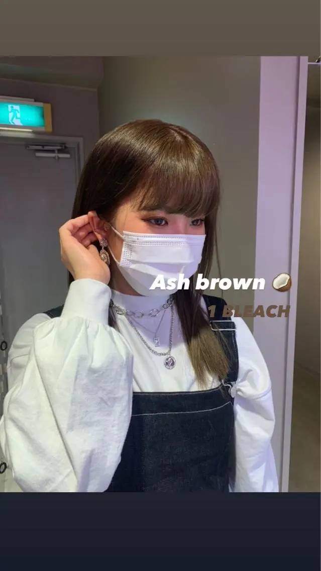 セミロング カラー パーマ ヘアアレンジ メンズ キッズ ネイル マツエク・マツパ KANAMI 🌏のヘアスタイル