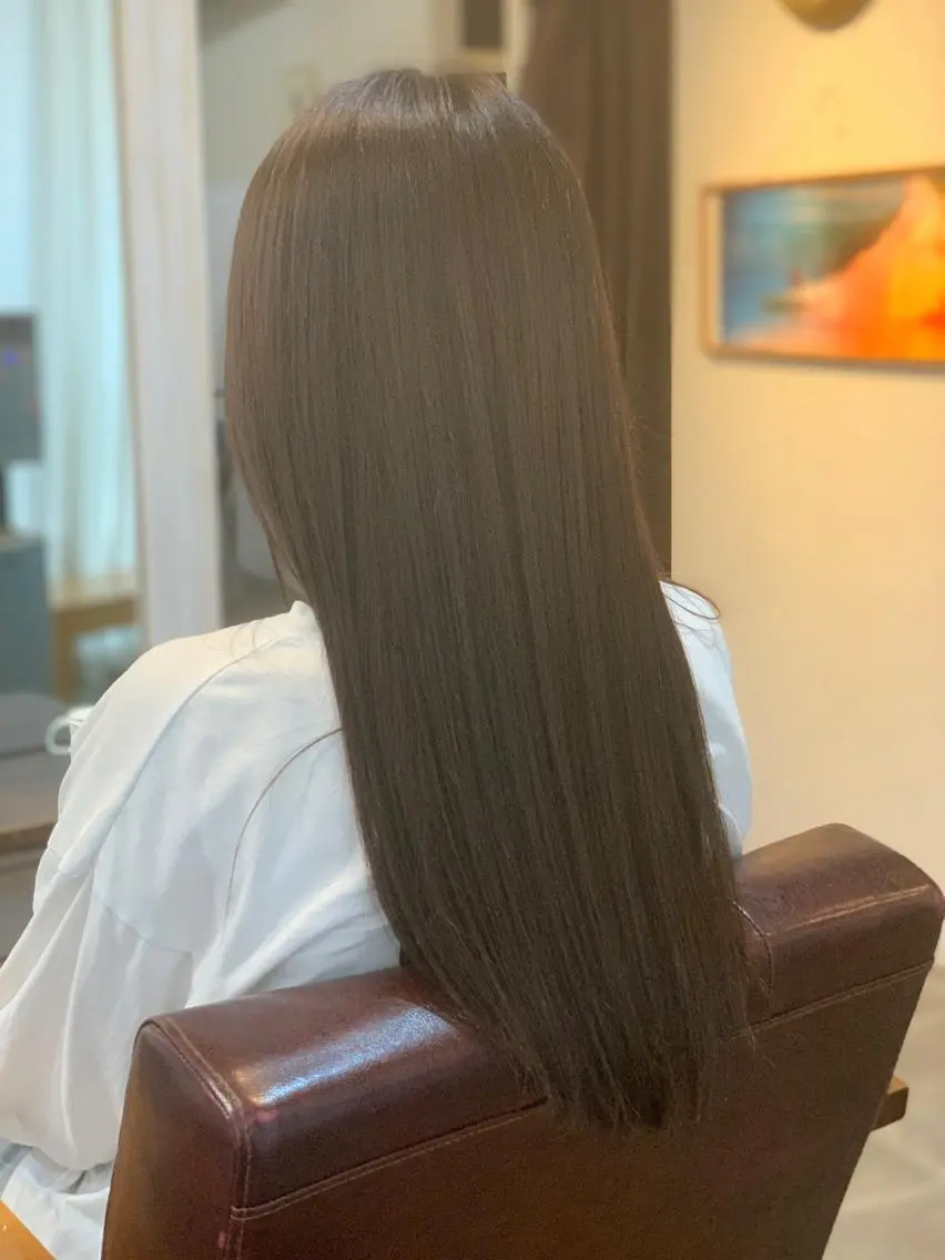 セミロング カラー カット ヘアカラー トリートメント メンズパーマ 髪質改善☆有馬のヘアスタイル