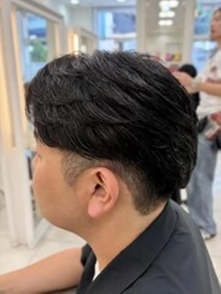 メンズ カット 縮毛矯正 再現性重視 👑店長👑間宮👑のヘアスタイル