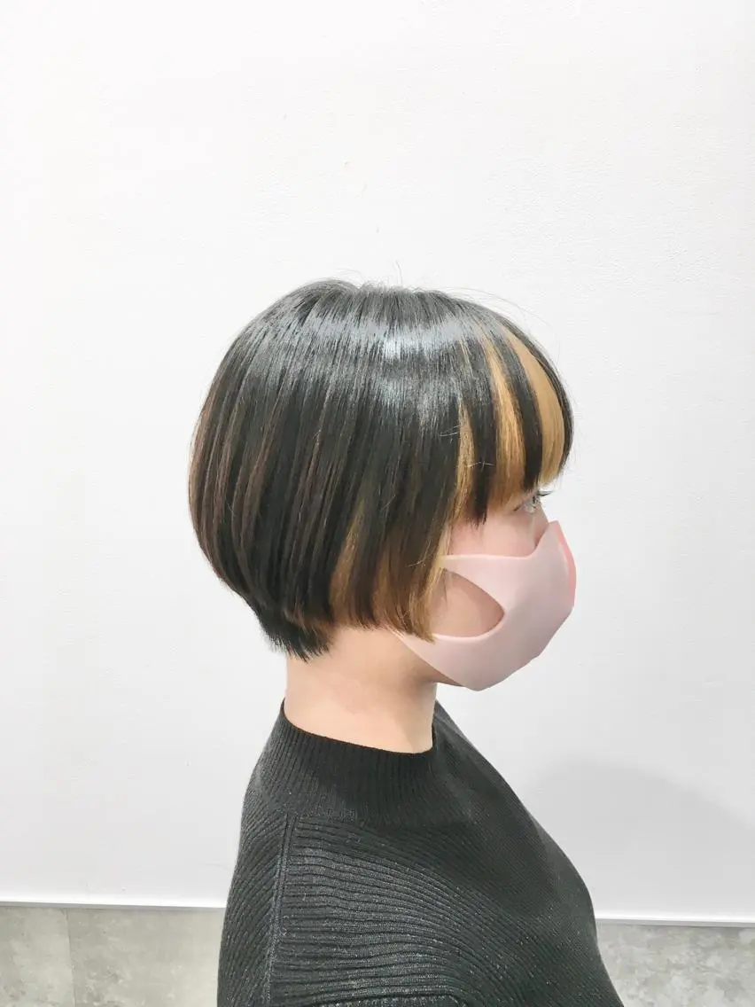 ショート カット ヘアカラー トリートメント ヘアセット yoshi ☆のヘアスタイル