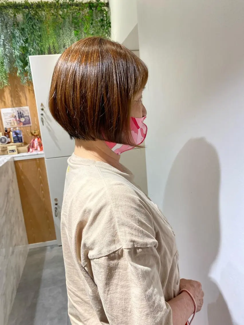 ショート ショートボブ ボブ ショートヘア 古林 彩花のヘアスタイル