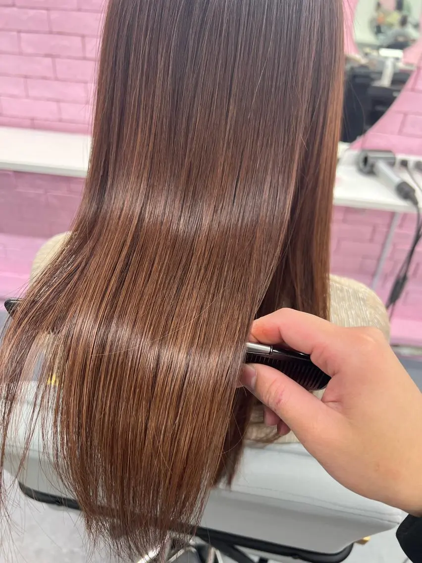 ロング 髪質改善 髪質改善縮毛矯正なら ✨伊藤佳祐✨のヘアスタイル