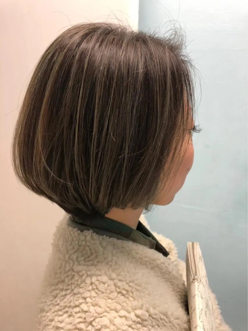 ショート カラー ハイライトカラー ハイライト 【髪質改善専門】 渡邊祥希のヘアスタイル