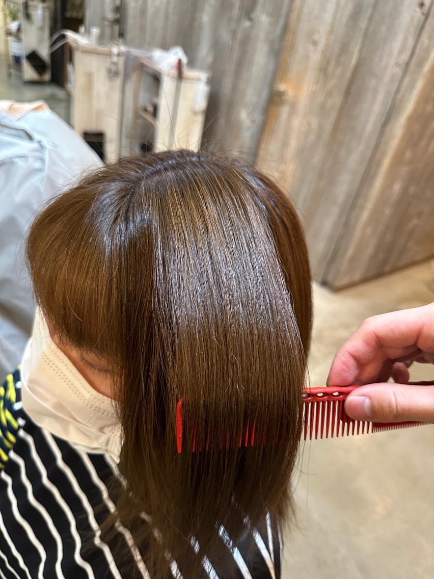 ミディアム カット ヘアカラー 似合わせが得意 村松慧汰のヘアスタイル